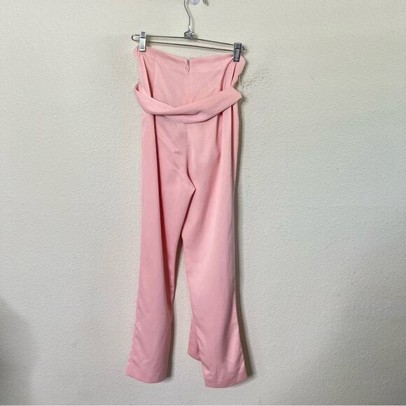 NWT Revolve NBD Cameron Pants Ballet Pink Pleated High Waisted Belted Pants S - Picture 5 of 6